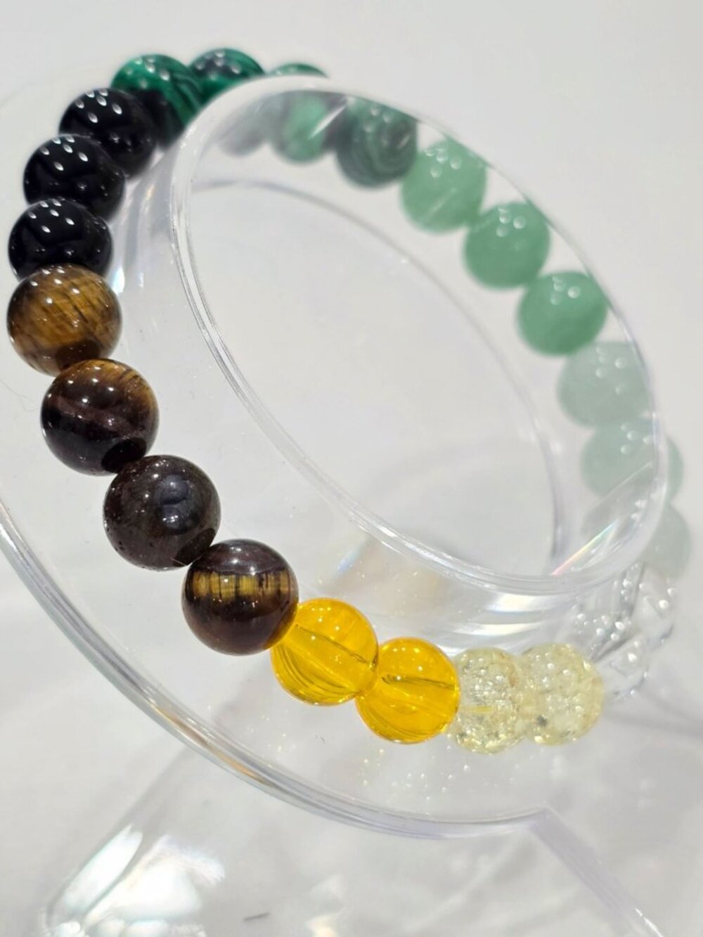 Hand Crafted ✦ Money Attraction Stretch Bracelet ✦ Wealth Abundance & Prosperity - Picture 6 of 8